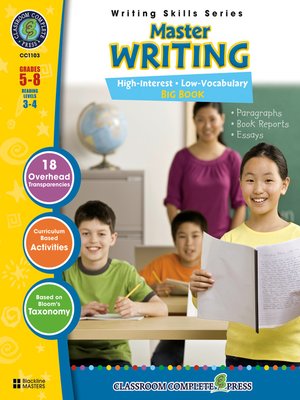 cover image of Master Writing Big Book